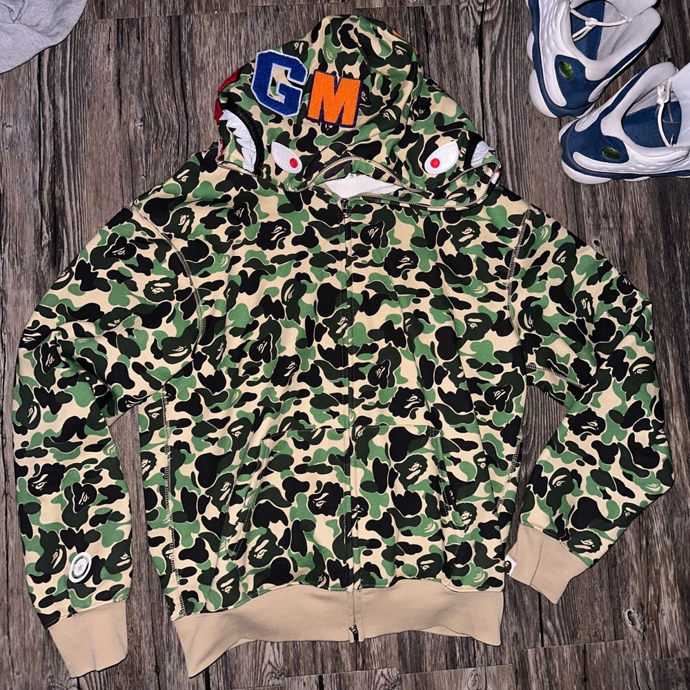 A Bathing Ape ABC Camo Zip Up Hoodie